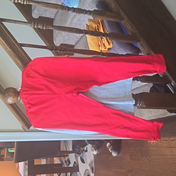 NWOT Magnolia Baby Unisex Size 8 And Size 10 Pajamas Red and Gray - Picture 2 of 12